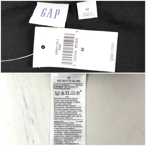 Gap- Tank Bodysuit in Black Size Medium. - Picture 8 of 8